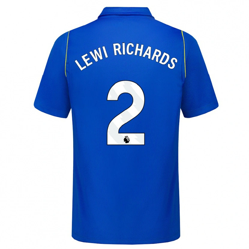 Danxen Herren Lewi Richards #2 Blau Gelb Heimtrikot Trikot 2026/27 T-Shirt