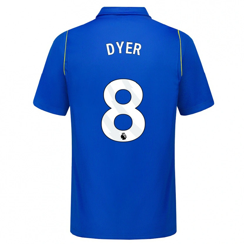 Danxen Herren Kiano Dyer #8 Blau Gelb Heimtrikot Trikot 2026/27 T-Shirt