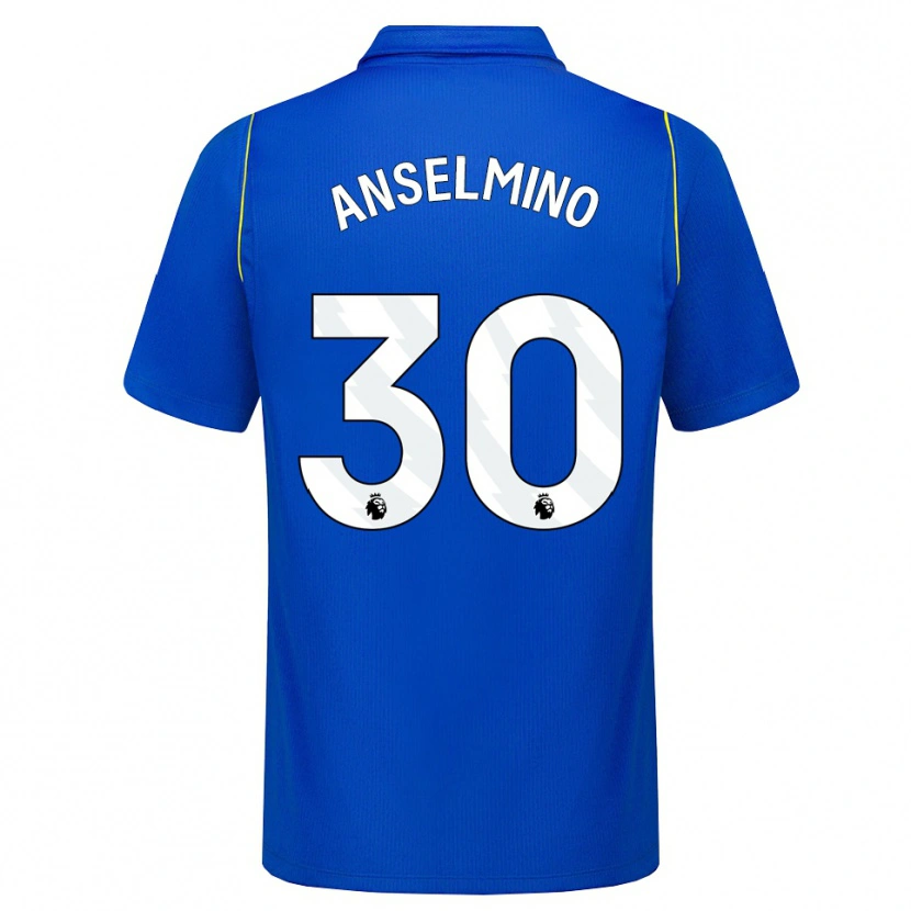 Danxen Herren Aarón Anselmino #30 Blau Gelb Heimtrikot Trikot 2026/27 T-Shirt