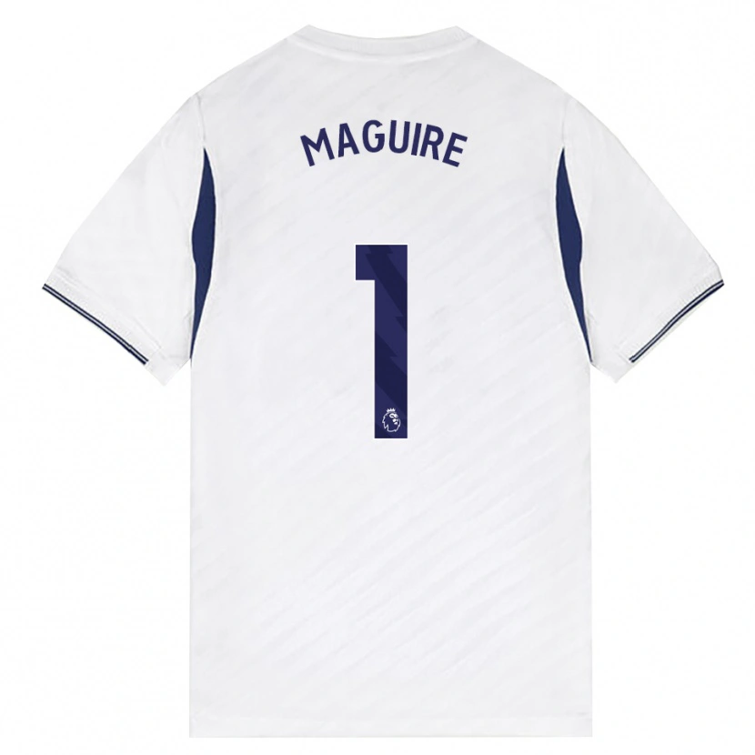 Danxen Herren Aaron Maguire #1 Weiß Rot Violett Heimtrikot Trikot 2026/27 T-Shirt