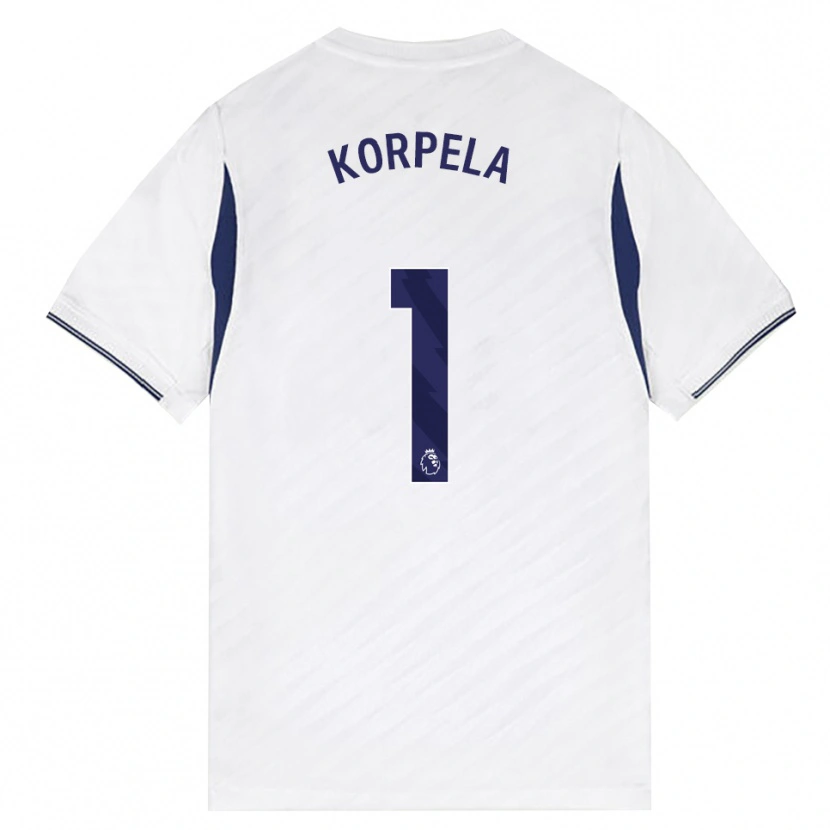 Danxen Herren Tinja-Riikka Korpela #1 Weiß Rot Violett Heimtrikot Trikot 2026/27 T-Shirt