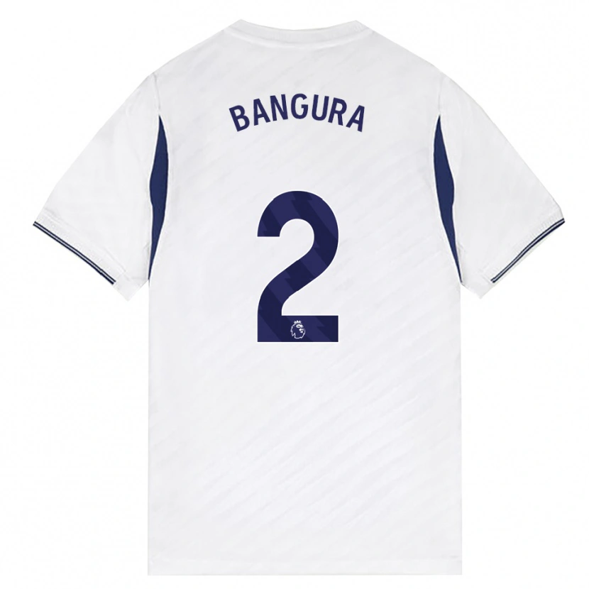 Danxen Herren Samal Bangura #2 Weiß Rot Violett Heimtrikot Trikot 2026/27 T-Shirt