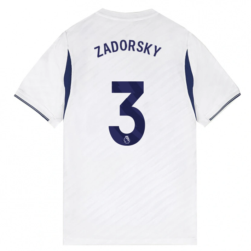 Danxen Herren Shelina Zadorsky #3 Weiß Rot Violett Heimtrikot Trikot 2026/27 T-Shirt