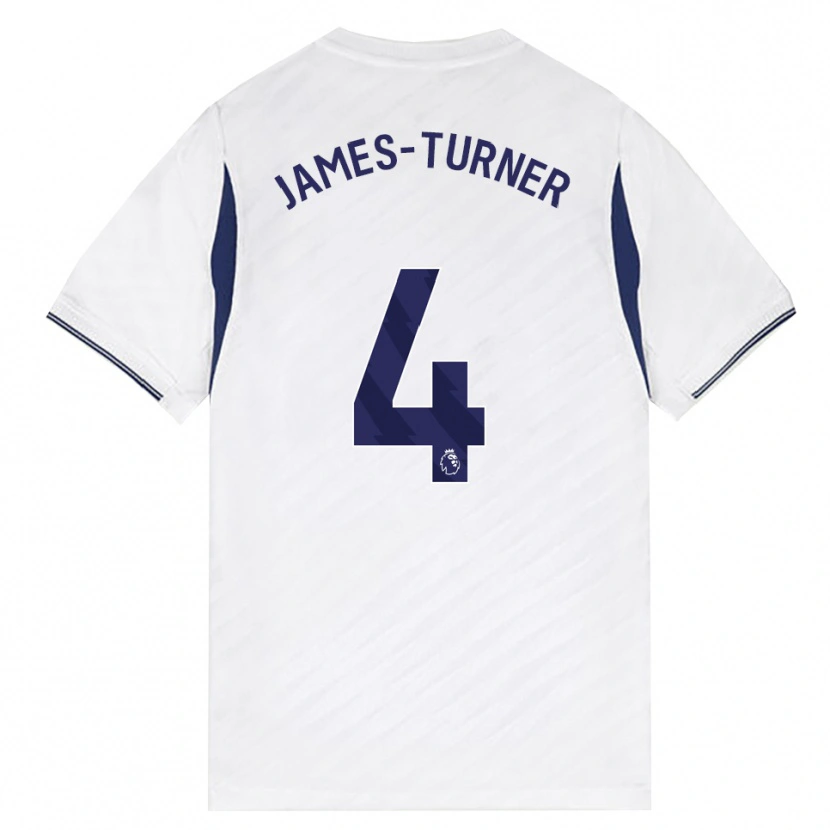 Danxen Herren Amy James-Turner #4 Weiß Rot Violett Heimtrikot Trikot 2026/27 T-Shirt