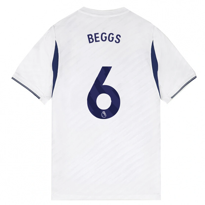 Danxen Herren Jamel Beggs #6 Weiß Rot Violett Heimtrikot Trikot 2026/27 T-Shirt