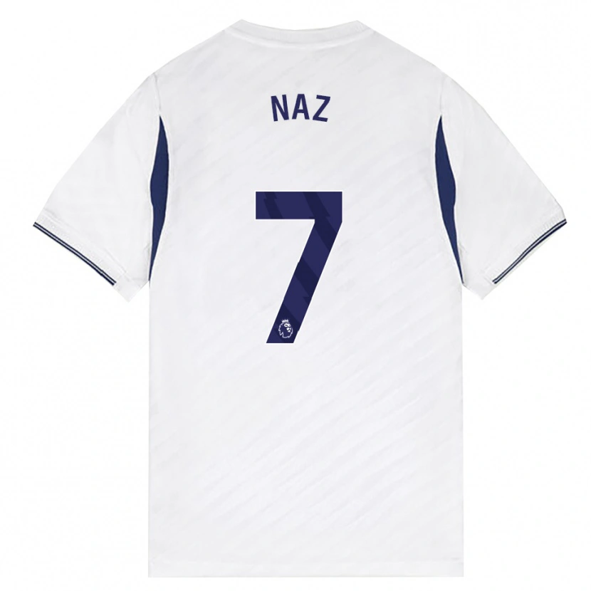Danxen Herren Jessica Naz #7 Weiß Rot Violett Heimtrikot Trikot 2026/27 T-Shirt