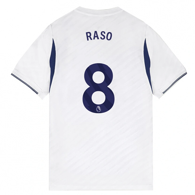 Danxen Herren Hayley Raso #8 Weiß Rot Violett Heimtrikot Trikot 2026/27 T-Shirt
