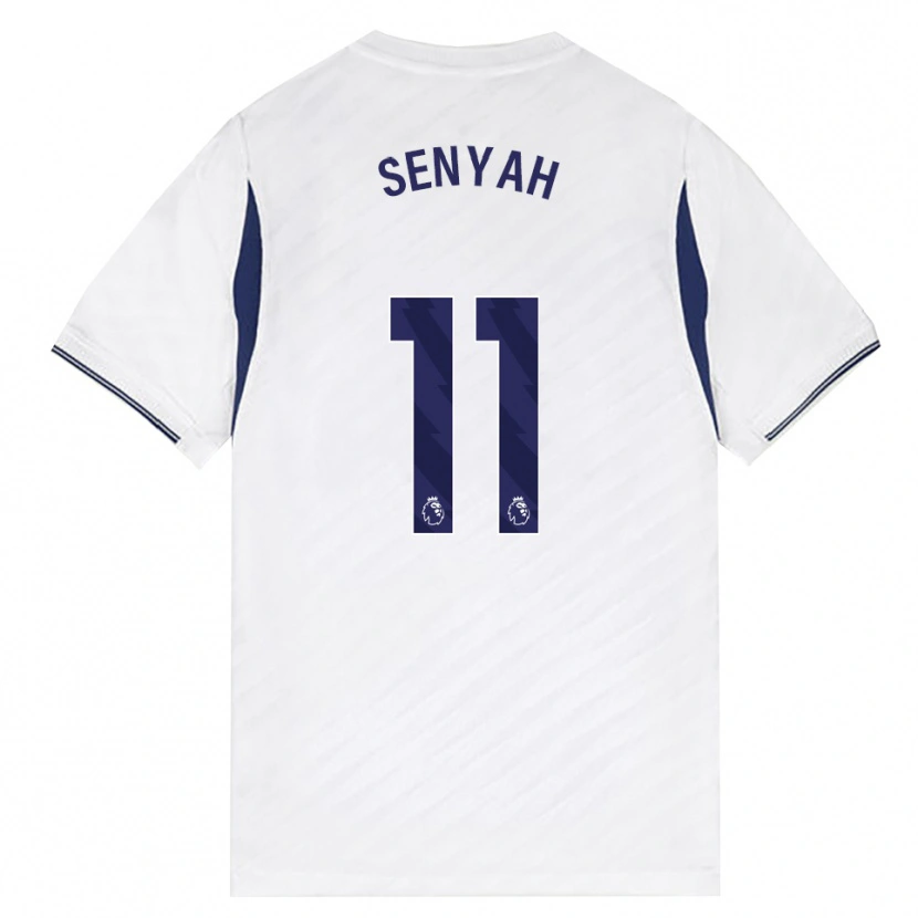 Danxen Herren Kwasi Senyah #11 Weiß Rot Violett Heimtrikot Trikot 2026/27 T-Shirt