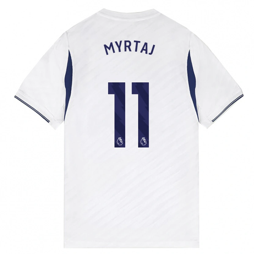 Danxen Herren Leon Myrtaj #11 Weiß Rot Violett Heimtrikot Trikot 2026/27 T-Shirt