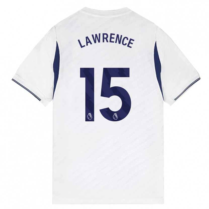 Danxen Herren Donte Lawrence #15 Weiß Rot Violett Heimtrikot Trikot 2026/27 T-Shirt