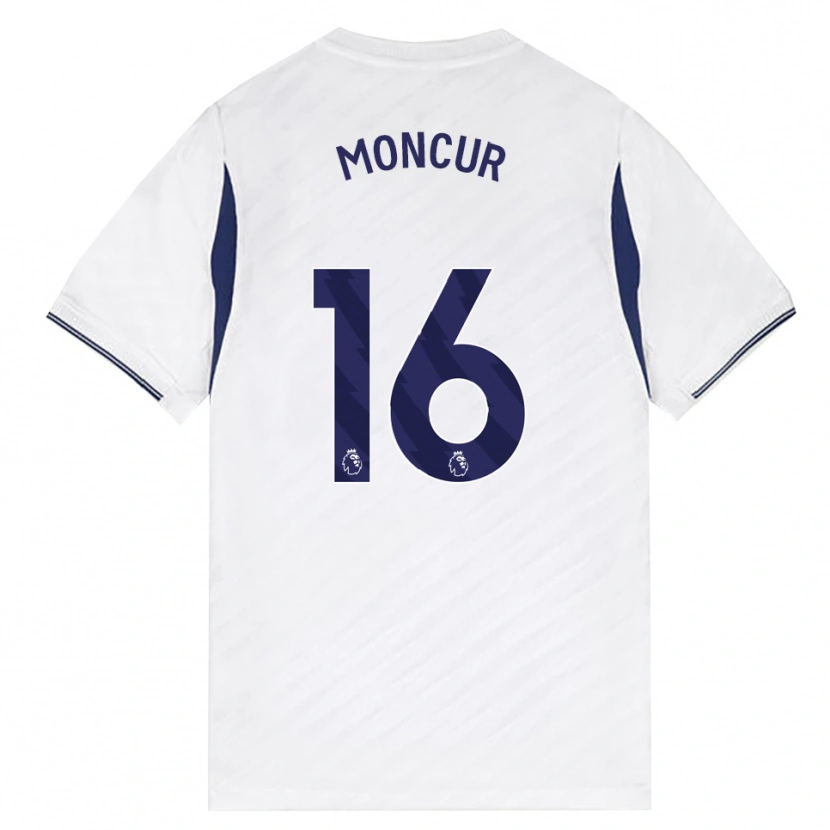 Danxen Herren Ronny Moncur #16 Weiß Rot Violett Heimtrikot Trikot 2026/27 T-Shirt