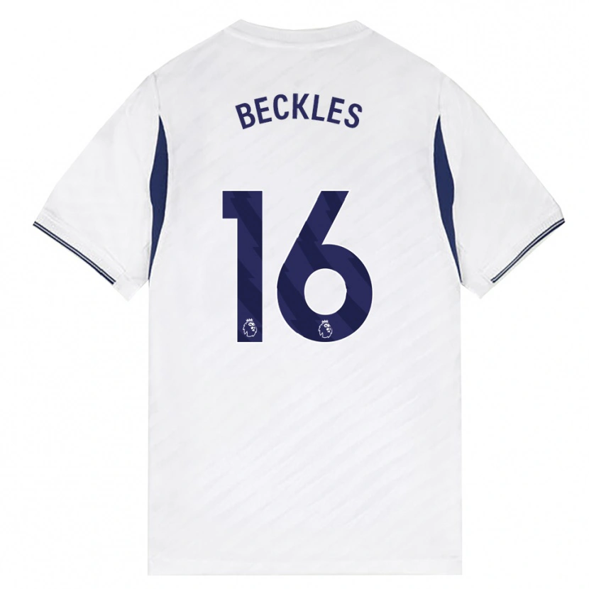 Danxen Herren Zion Beckles #16 Weiß Rot Violett Heimtrikot Trikot 2026/27 T-Shirt