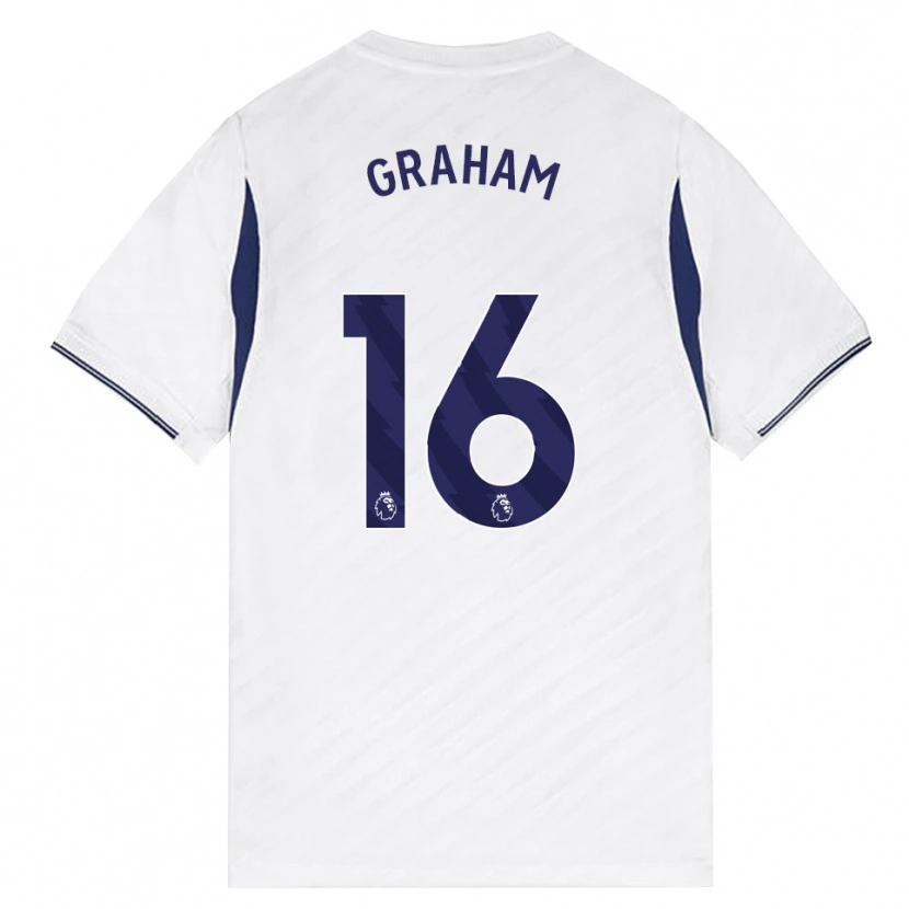 Danxen Herren Kit Graham #16 Weiß Rot Violett Heimtrikot Trikot 2026/27 T-Shirt