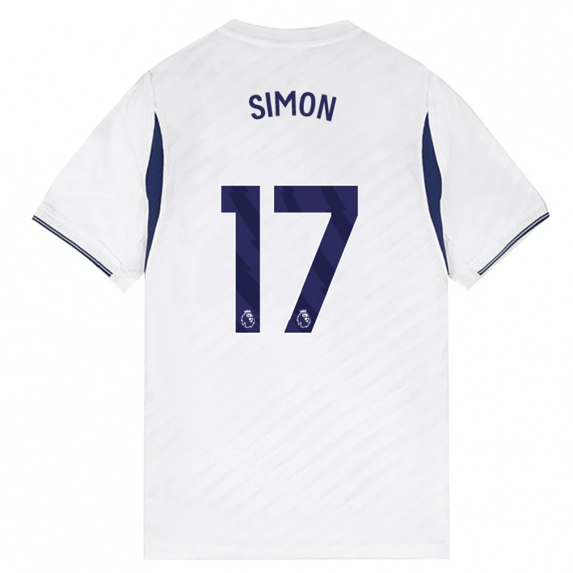 Danxen Herren Kyah Simon #17 Weiß Rot Violett Heimtrikot Trikot 2026/27 T-Shirt
