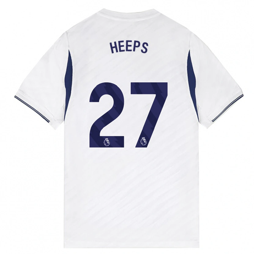 Danxen Herren Eleanor Heeps #27 Weiß Rot Violett Heimtrikot Trikot 2026/27 T-Shirt