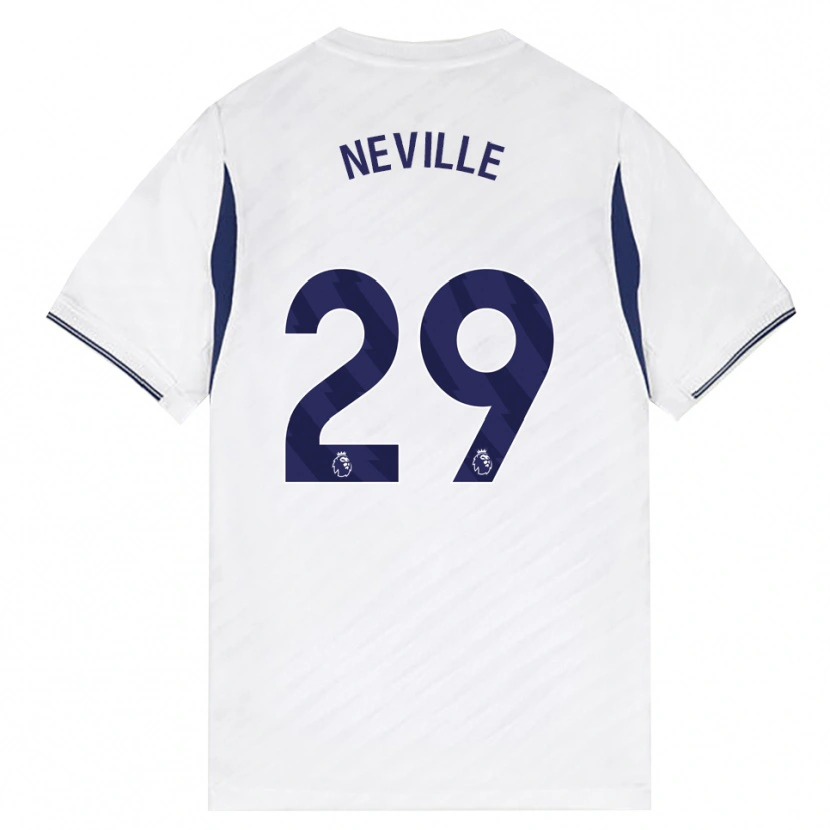 Danxen Herren Ashleigh Neville #29 Weiß Rot Violett Heimtrikot Trikot 2026/27 T-Shirt