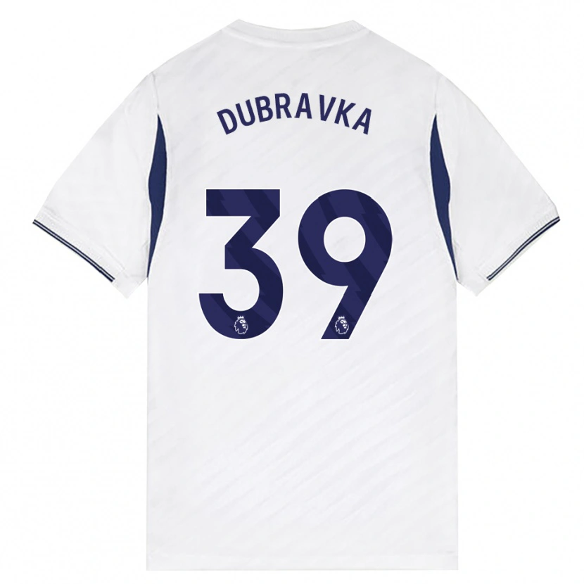 Danxen Herren Martin Dúbravka #39 Weiß Rot Violett Heimtrikot Trikot 2026/27 T-Shirt