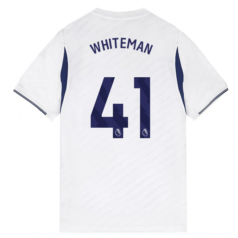 Danxen Herren Alfie Whiteman #41 Weiß Rot Violett Heimtrikot Trikot 2026/27 T-Shirt