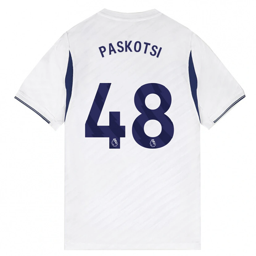Danxen Herren Maksim Paskotsi #48 Weiß Rot Violett Heimtrikot Trikot 2026/27 T-Shirt