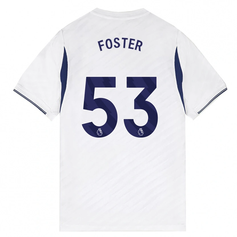 Danxen Herren Brooklyn Lyons Foster #53 Weiß Rot Violett Heimtrikot Trikot 2026/27 T-Shirt