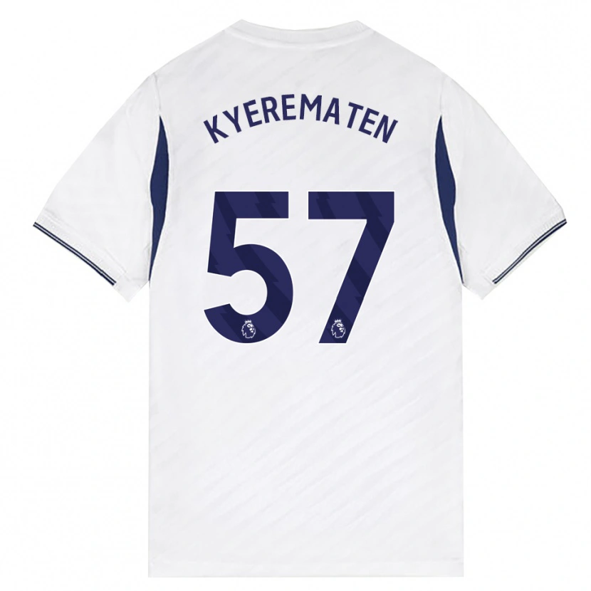 Danxen Herren Rio Kyerematen #57 Weiß Rot Violett Heimtrikot Trikot 2026/27 T-Shirt