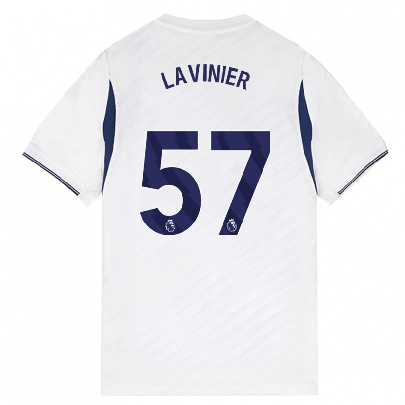 Danxen Herren Marcel Lavinier #57 Weiß Rot Violett Heimtrikot Trikot 2026/27 T-Shirt