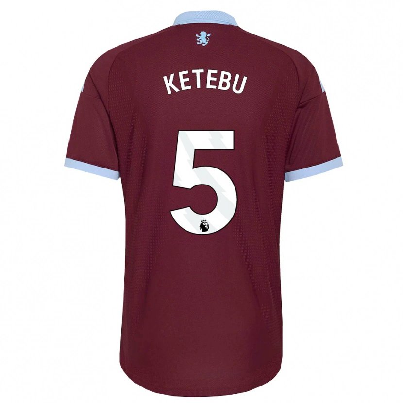Danxen Herren Kairi Ketebu #5 Kornblumenblau Burgund Heimtrikot Trikot 2026/27 T-Shirt