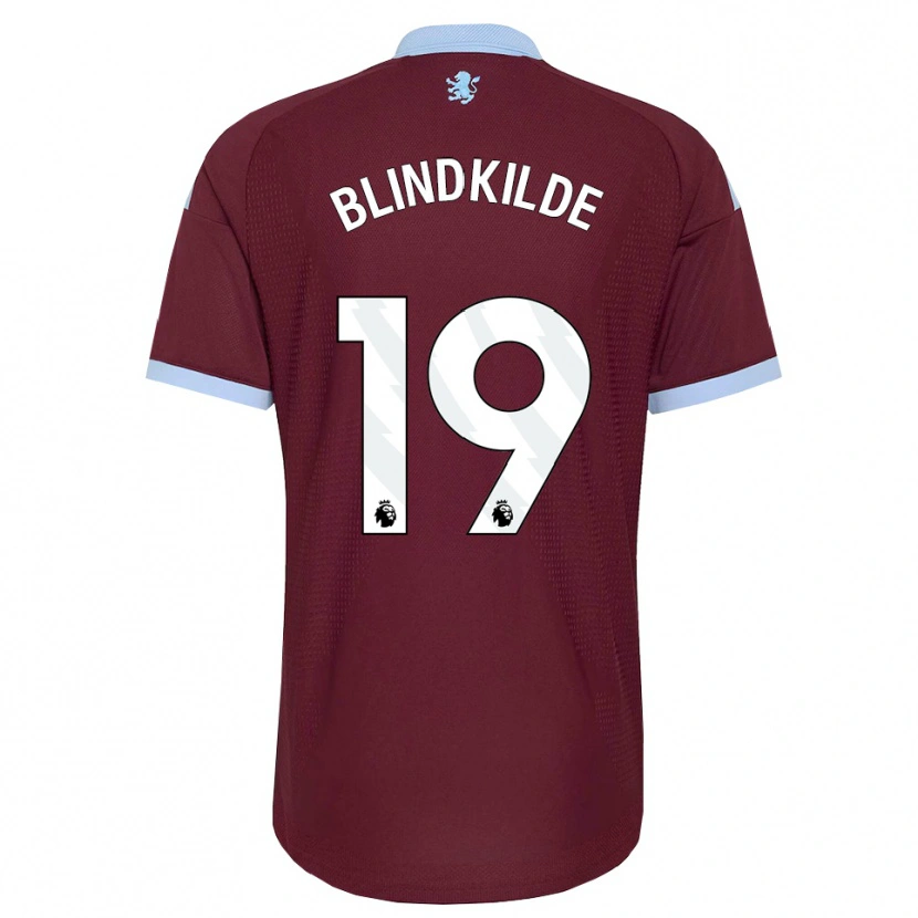 Danxen Herren Laura Blindkilde #19 Kornblumenblau Burgund Heimtrikot Trikot 2026/27 T-Shirt