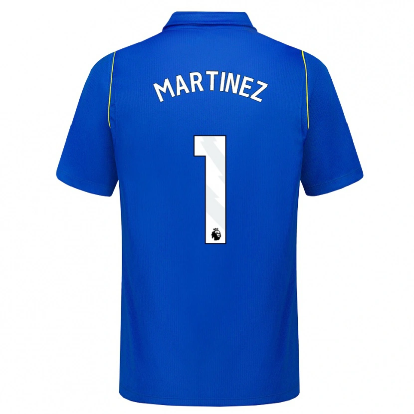 Danxen Herren Emiliano Martínez #1 Blau Gelb Heimtrikot Trikot 2026/27 T-Shirt