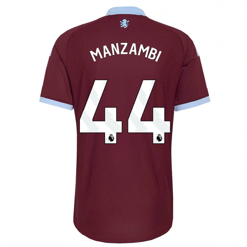 Danxen Herren Johan Manzambi #44 Kornblumenblau Burgund Heimtrikot Trikot 2026/27 T-Shirt