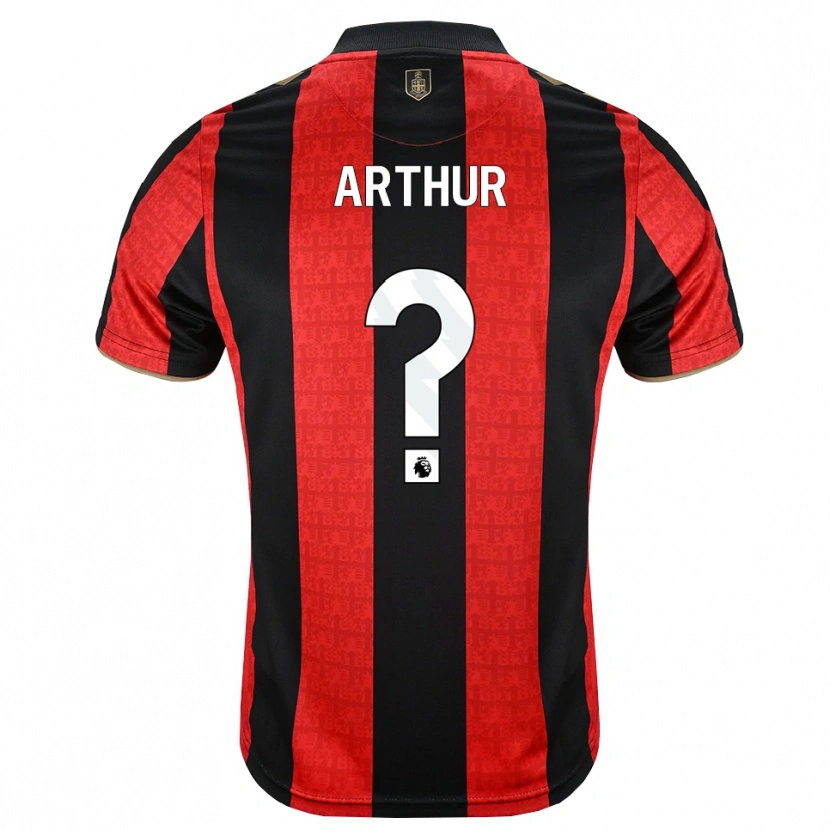 Danxen Herren Kelvin Arthur #0 Goldgelb Rot Schwarz Heimtrikot Trikot 2026/27 T-Shirt