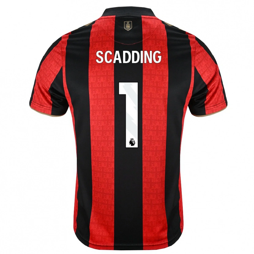 Danxen Herren Katie Scadding #1 Goldgelb Rot Schwarz Heimtrikot Trikot 2026/27 T-Shirt