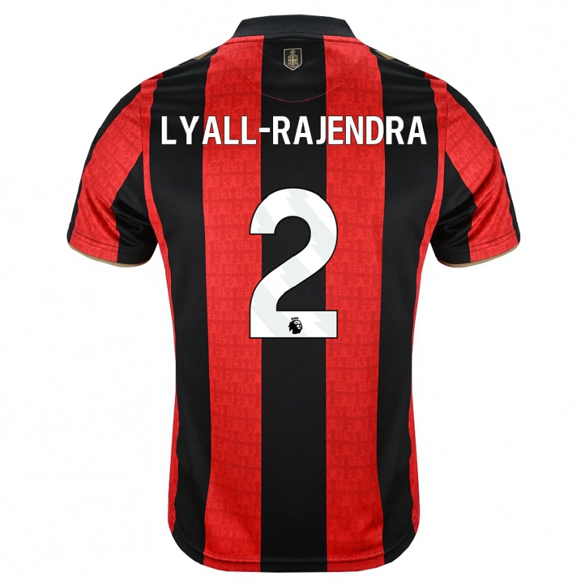 Danxen Herren Max Lyall-Rajendra #2 Goldgelb Rot Schwarz Heimtrikot Trikot 2026/27 T-Shirt