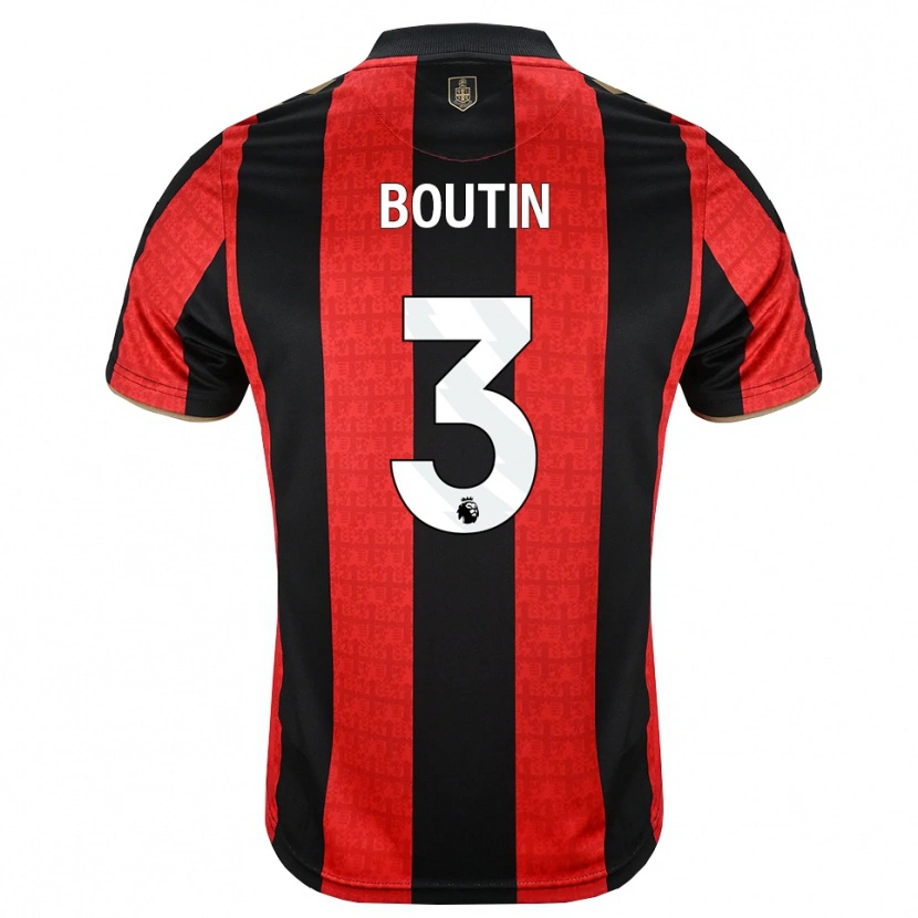 Danxen Herren Noa Boutin #3 Goldgelb Rot Schwarz Heimtrikot Trikot 2026/27 T-Shirt