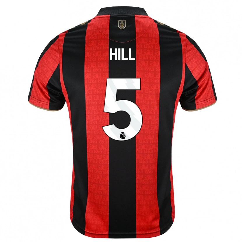 Danxen Herren James Hill #5 Goldgelb Rot Schwarz Heimtrikot Trikot 2026/27 T-Shirt