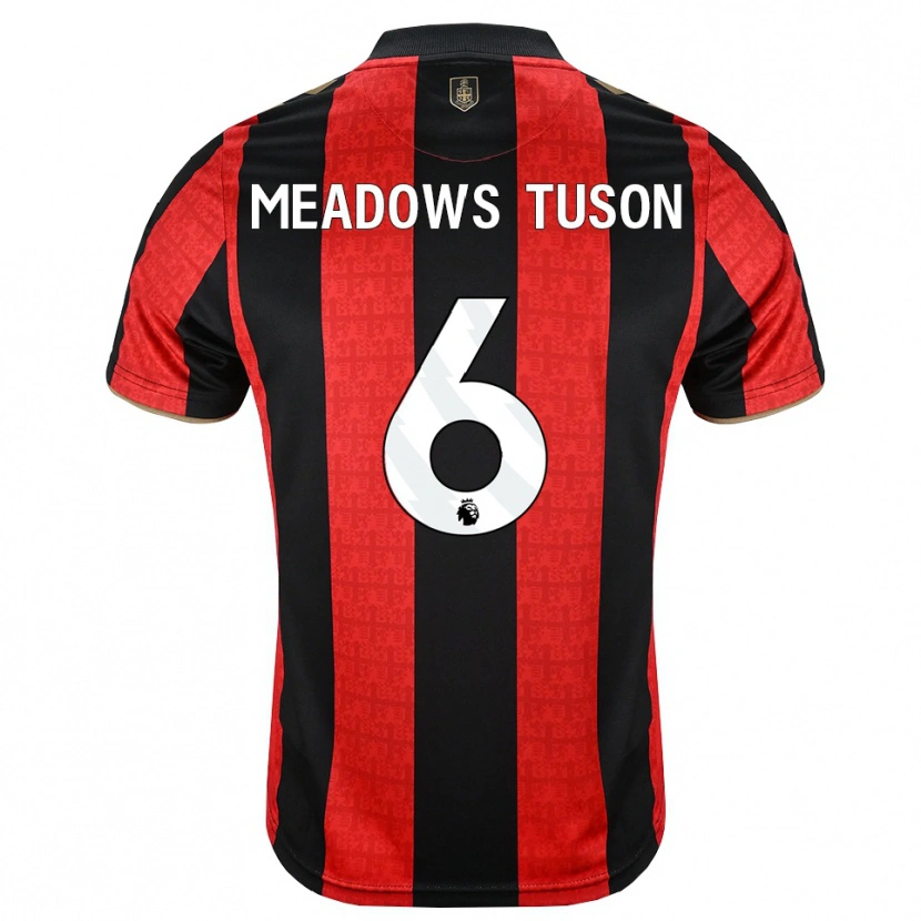 Danxen Herren Freya Meadows Tuson #6 Goldgelb Rot Schwarz Heimtrikot Trikot 2026/27 T-Shirt