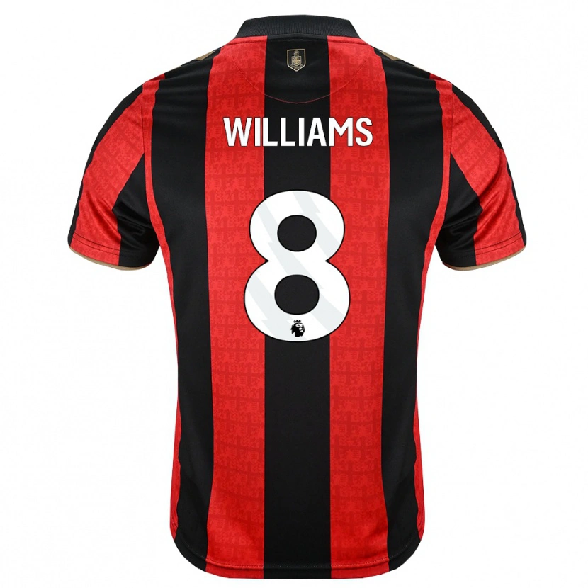 Danxen Herren Phoebe Williams #8 Goldgelb Rot Schwarz Heimtrikot Trikot 2026/27 T-Shirt