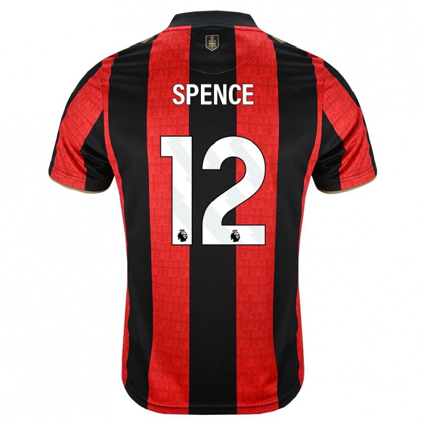 Danxen Herren Joe Spence #12 Goldgelb Rot Schwarz Heimtrikot Trikot 2026/27 T-Shirt
