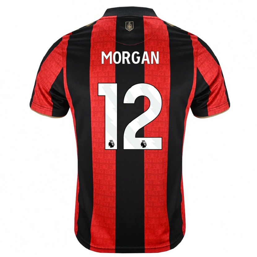 Danxen Herren Ollie Morgan #12 Goldgelb Rot Schwarz Heimtrikot Trikot 2026/27 T-Shirt