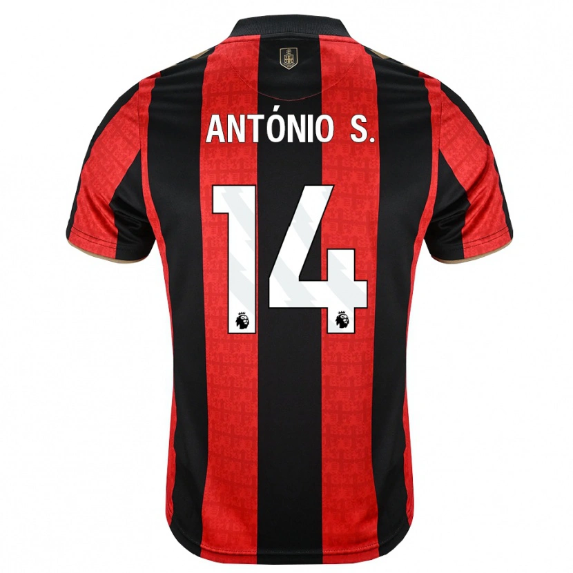 Danxen Herren António Silva #14 Goldgelb Rot Schwarz Heimtrikot Trikot 2026/27 T-Shirt