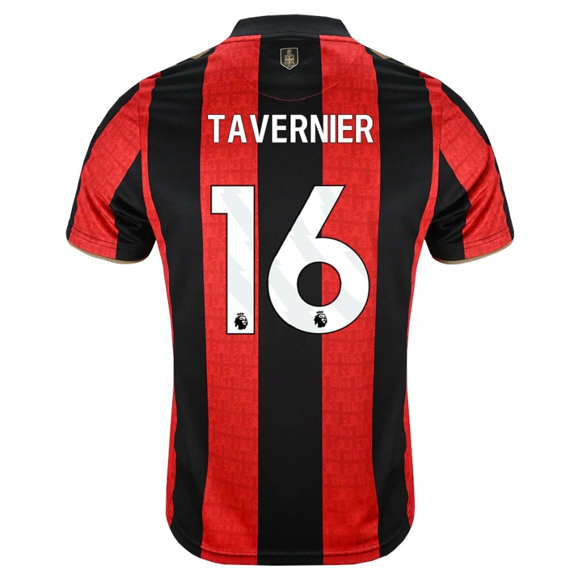 Danxen Herren Marcus Tavernier #16 Goldgelb Rot Schwarz Heimtrikot Trikot 2026/27 T-Shirt