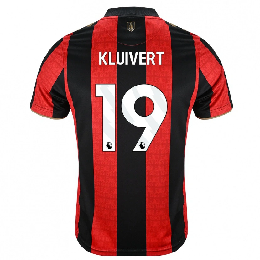 Danxen Herren Justin Kluivert #19 Goldgelb Rot Schwarz Heimtrikot Trikot 2026/27 T-Shirt