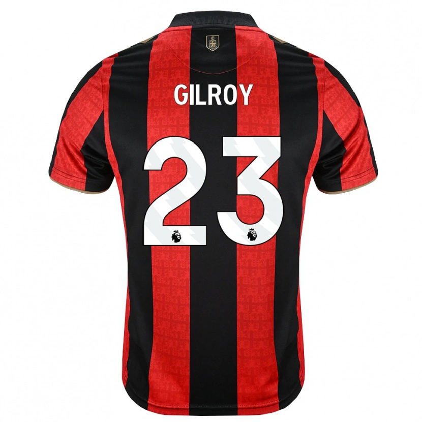 Danxen Herren Chloe Gilroy #23 Goldgelb Rot Schwarz Heimtrikot Trikot 2026/27 T-Shirt