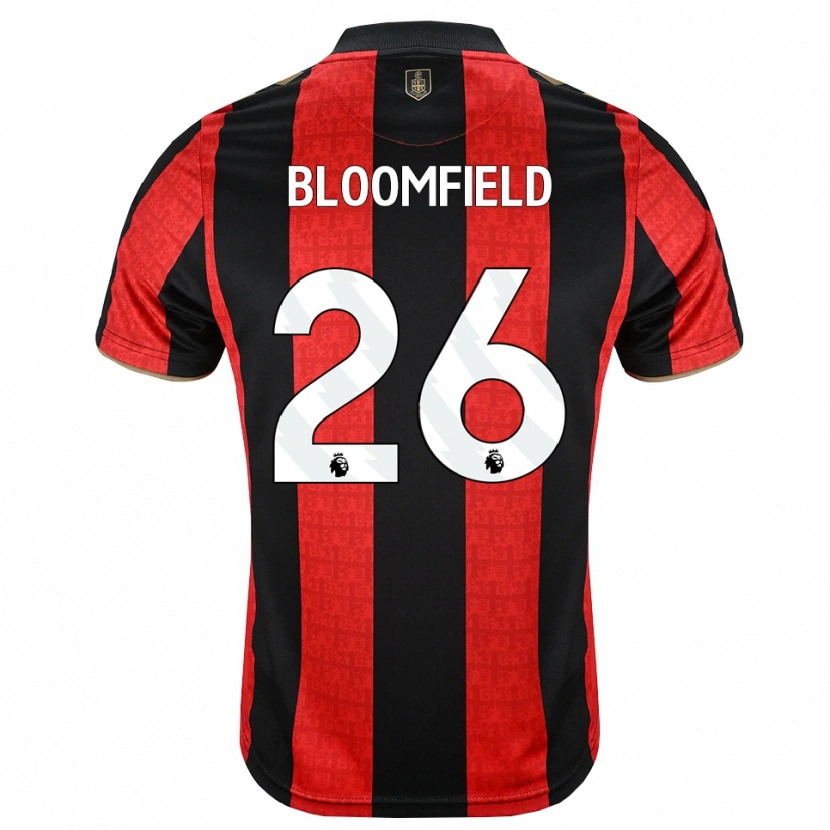 Danxen Herren Erin Bloomfield #26 Goldgelb Rot Schwarz Heimtrikot Trikot 2026/27 T-Shirt