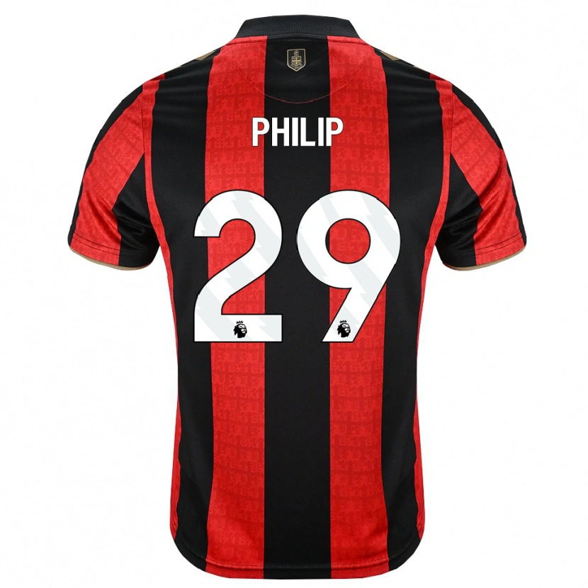 Danxen Herren Philip Billing #29 Goldgelb Rot Schwarz Heimtrikot Trikot 2026/27 T-Shirt