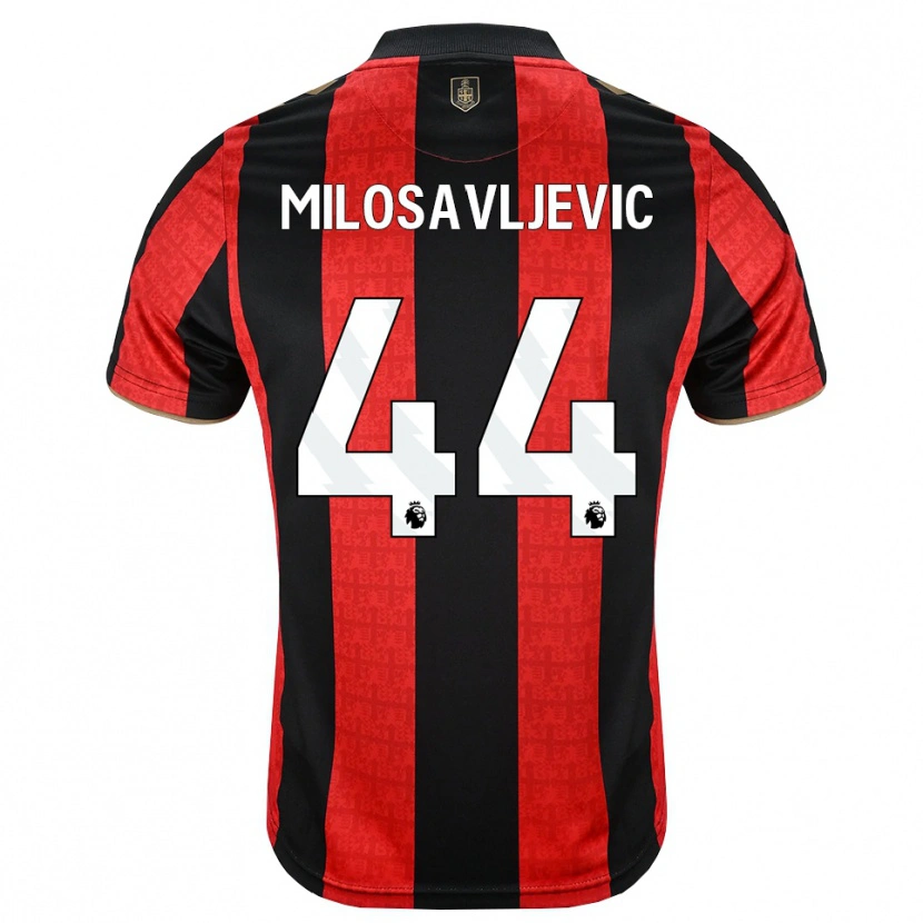 Danxen Herren Veljko Milosavljevic #44 Goldgelb Rot Schwarz Heimtrikot Trikot 2026/27 T-Shirt