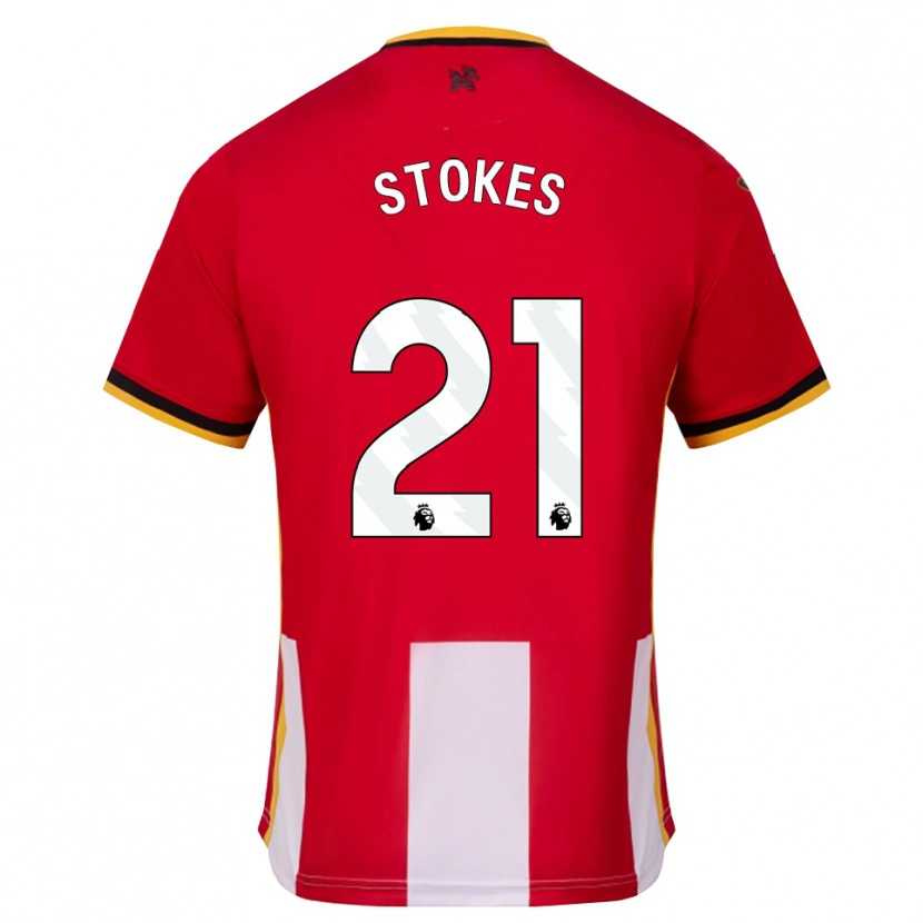 Danxen Herren Aidan Stokes #21 Gelb Schwarz Rot Heimtrikot Trikot 2026/27 T-Shirt
