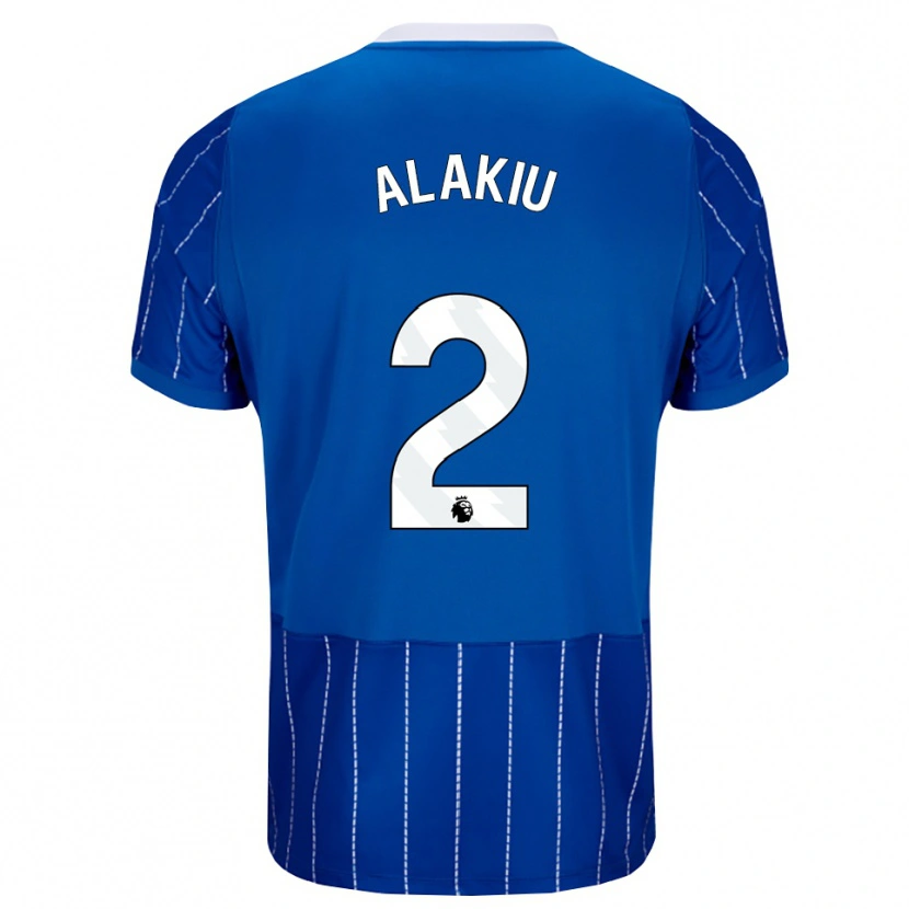 Danxen Herren Isaiah Alakiu #2 Mittelblau Weiß Heimtrikot Trikot 2026/27 T-Shirt