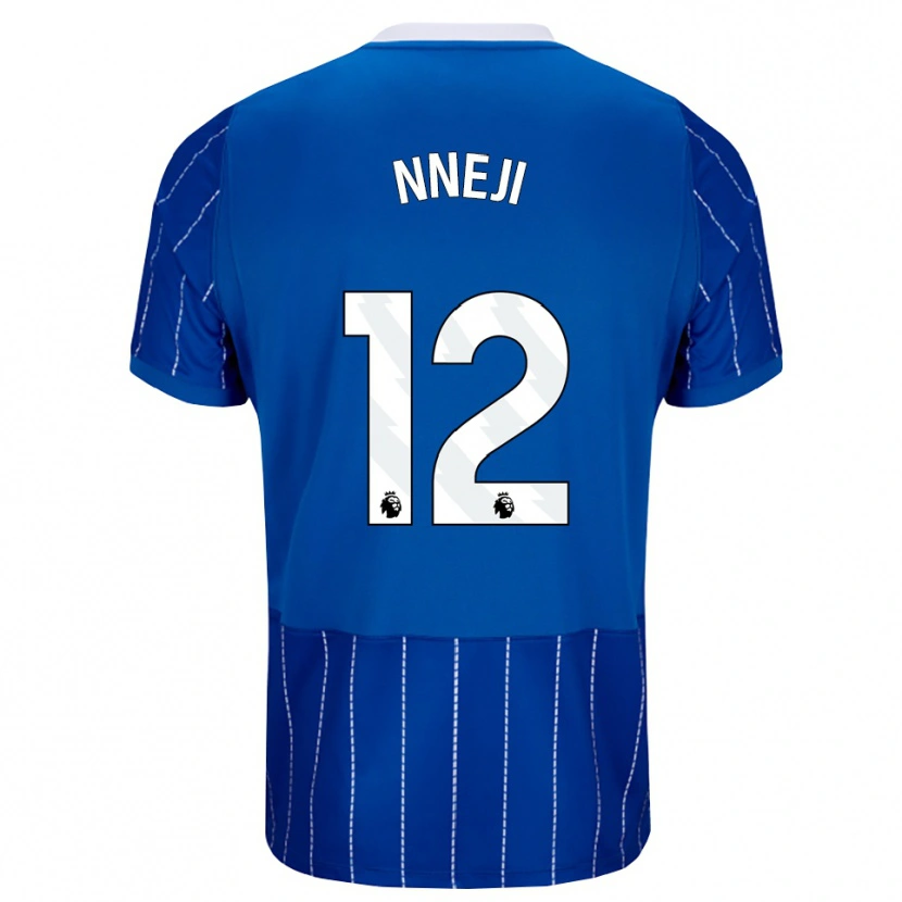 Danxen Herren Daniel Nneji #12 Mittelblau Weiß Heimtrikot Trikot 2026/27 T-Shirt