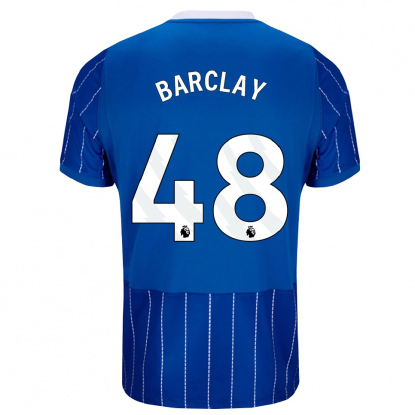 Danxen Herren Ben Barclay #48 Mittelblau Weiß Heimtrikot Trikot 2026/27 T-Shirt